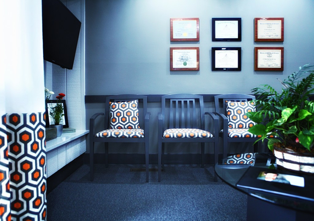 Lobby of Dentistry at Pelham Pointe in Greenville