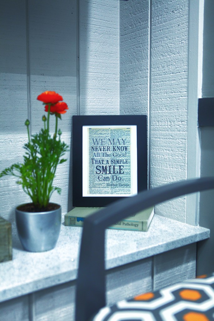 Front office decor at {PRACTICE_NAME}