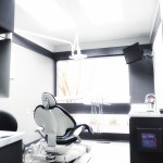 Chair in an examination room 